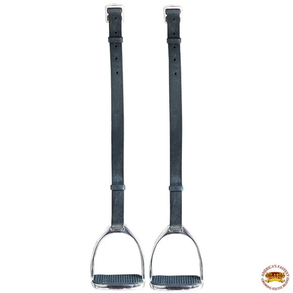 Equestrian Horse Tack Adult English Saddle Stirrup Leathers Black 54 804ST19BK54 Equestrian Horse Tack Adult English Saddle Stirrup Leathers Black 54 804ST19BK54
